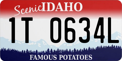 ID license plate 1T0634L