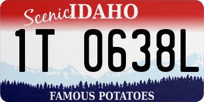 ID license plate 1T0638L