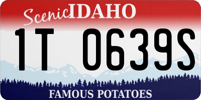 ID license plate 1T0639S