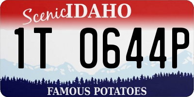 ID license plate 1T0644P