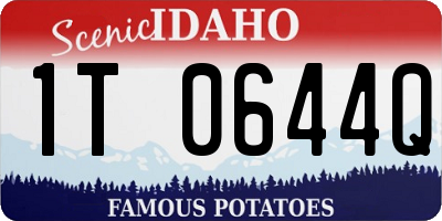 ID license plate 1T0644Q