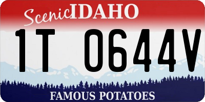 ID license plate 1T0644V
