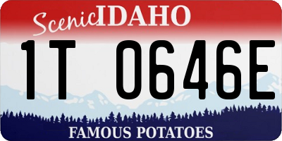 ID license plate 1T0646E