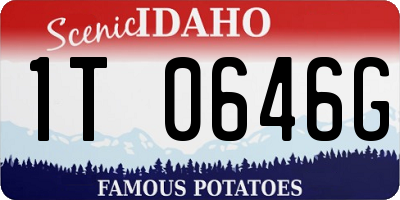 ID license plate 1T0646G