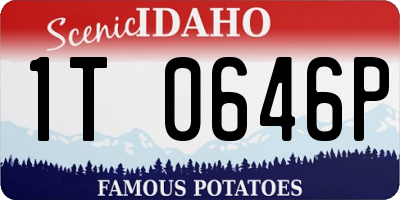 ID license plate 1T0646P