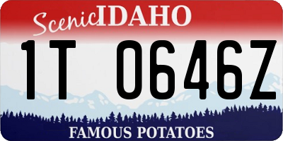 ID license plate 1T0646Z