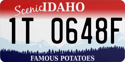 ID license plate 1T0648F