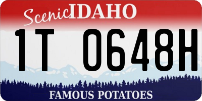 ID license plate 1T0648H