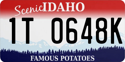 ID license plate 1T0648K