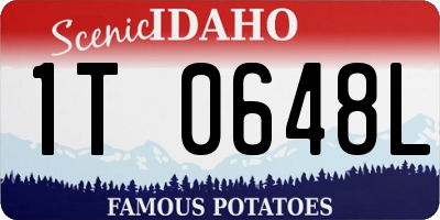 ID license plate 1T0648L