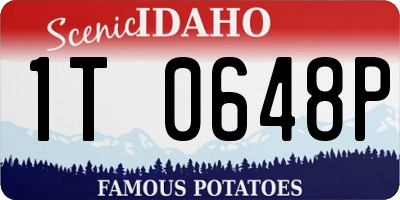 ID license plate 1T0648P
