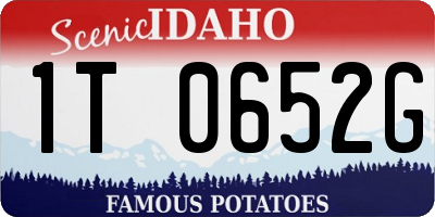 ID license plate 1T0652G