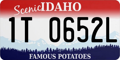 ID license plate 1T0652L