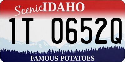 ID license plate 1T0652Q