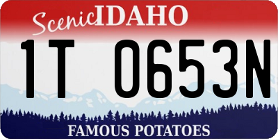 ID license plate 1T0653N