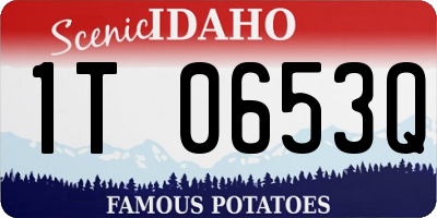 ID license plate 1T0653Q