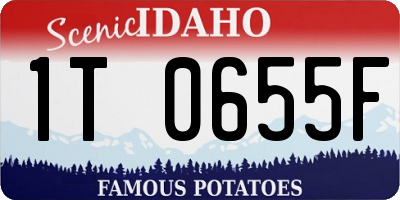 ID license plate 1T0655F