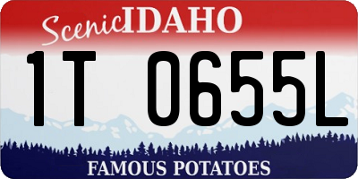 ID license plate 1T0655L