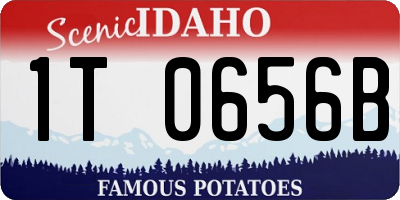 ID license plate 1T0656B