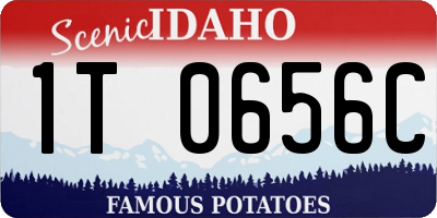 ID license plate 1T0656C