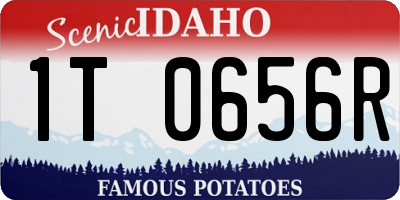 ID license plate 1T0656R