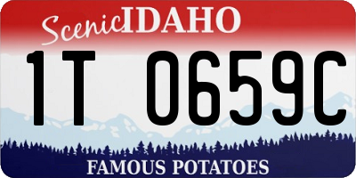 ID license plate 1T0659C
