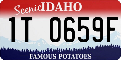 ID license plate 1T0659F