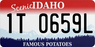 ID license plate 1T0659L