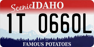 ID license plate 1T0660L