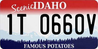 ID license plate 1T0660V