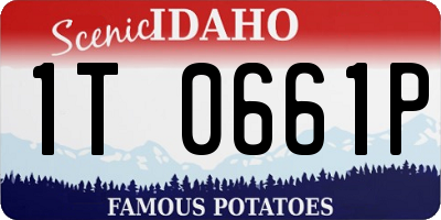 ID license plate 1T0661P