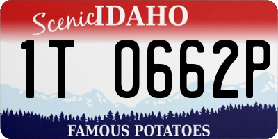 ID license plate 1T0662P