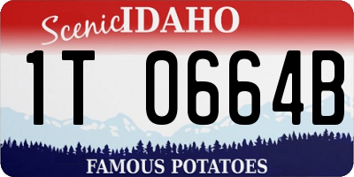 ID license plate 1T0664B