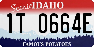 ID license plate 1T0664E