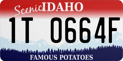 ID license plate 1T0664F