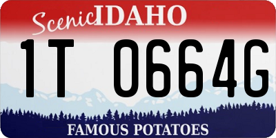 ID license plate 1T0664G