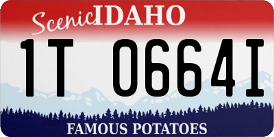 ID license plate 1T0664I