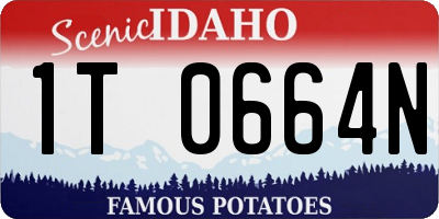 ID license plate 1T0664N
