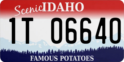 ID license plate 1T0664O