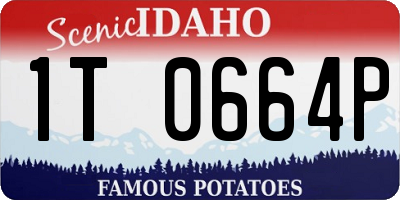 ID license plate 1T0664P