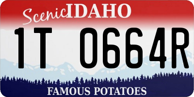 ID license plate 1T0664R