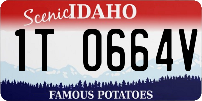 ID license plate 1T0664V