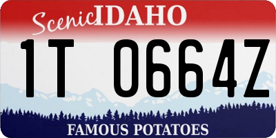 ID license plate 1T0664Z