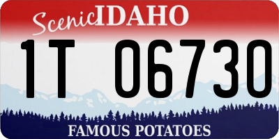 ID license plate 1T0673O
