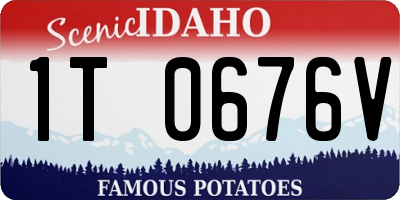 ID license plate 1T0676V