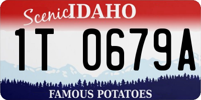 ID license plate 1T0679A