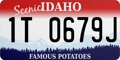 ID license plate 1T0679J