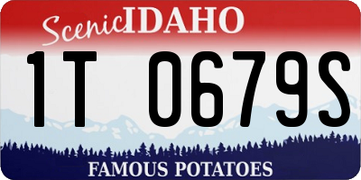 ID license plate 1T0679S