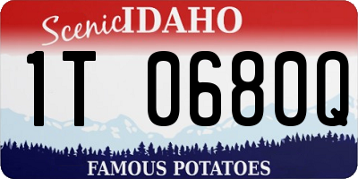 ID license plate 1T0680Q