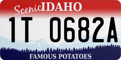 ID license plate 1T0682A